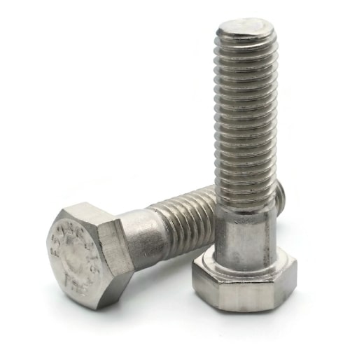 Stainless steel hex bolts